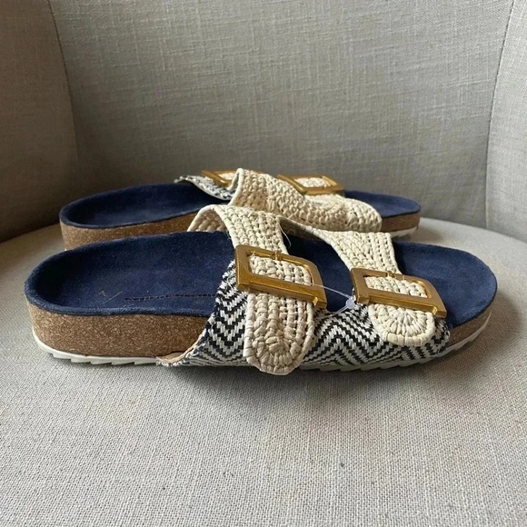 NWOT Anthropologie Double-Strap Sandals Size 38 - Picture 6 of 15
